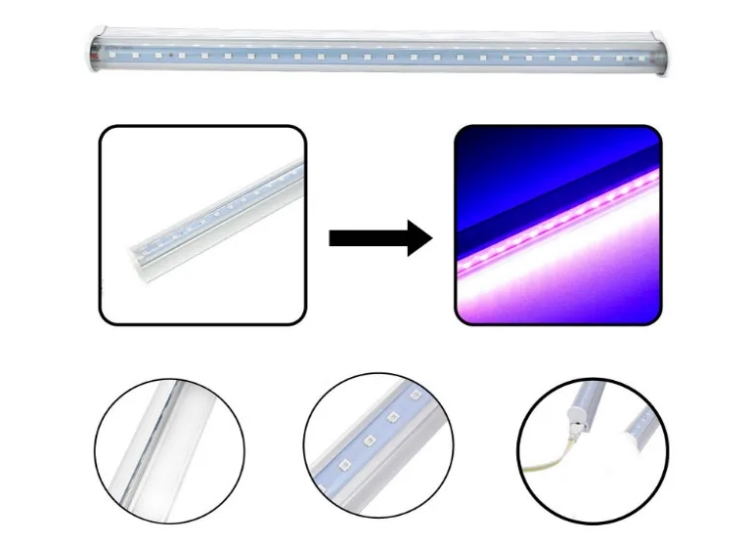 T8 UVA 365nm LEDs lighting T8 UVA 365nm LEDs lighting