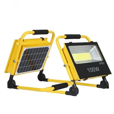 100W   Solari   120   LED   Rechargeable   Xogħol   Dawl