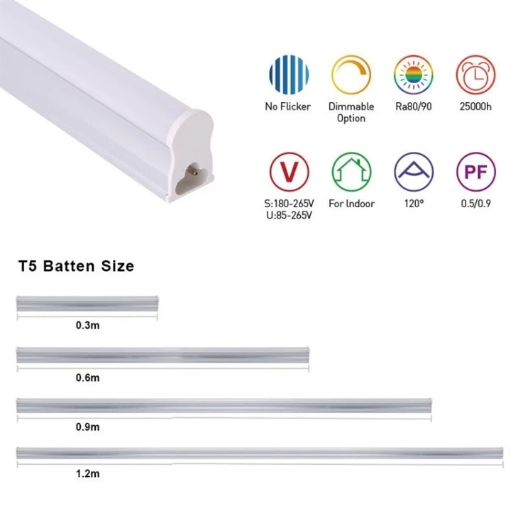 High-Lumens Integrated T5 LED Tube Lights price