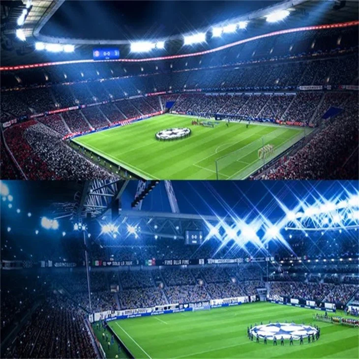 football floodlights