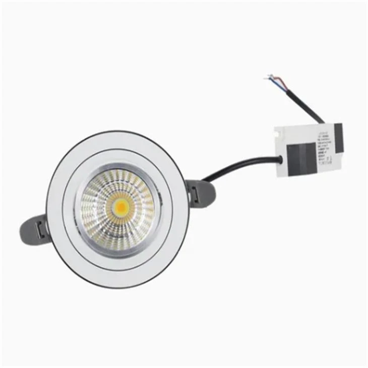 Recessed COB Dimmable Aluminium Ceiling Indoor Spotlight