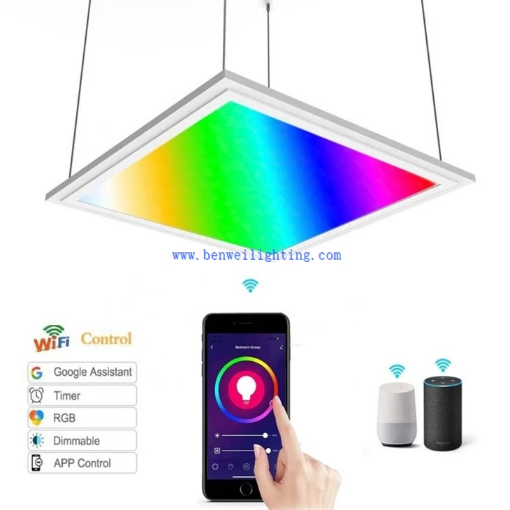 Remote control RGBW panel light